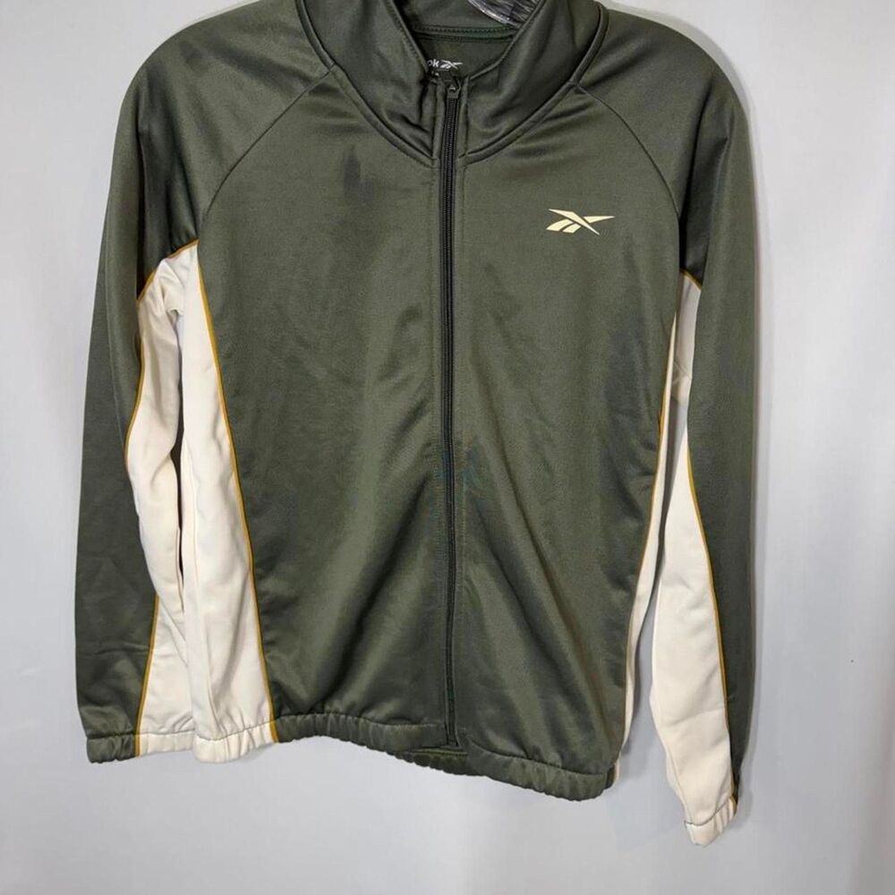 Reebok Women's Green and Khaki Jacket
